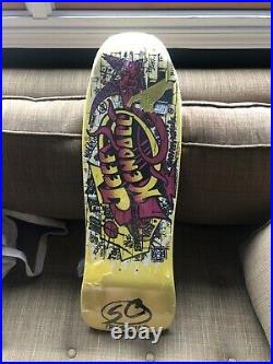 Santa Cruz Jeff Kendall Graffiti Skateboard Deck Reissue