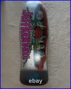 Santa Cruz Jeff Kendall Pumpkin Reissue Skateboard Deck Silver 2016/17