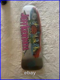 Santa Cruz Jeff Kendall Pumpkin Reissue Skateboard Deck Silver 2016/17