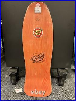 Santa Cruz Jeff Kendall Pumpkin Reissue Skateboard Deck White NIS #61