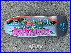 Santa Cruz Jeff Kendall Pumpkin Skateboard Deck Old School Shape 30 Anniversary