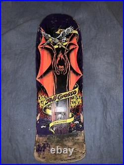 Santa Cruz Jeff grosso Demon Skateboard reissue deck Thirty F Years Used