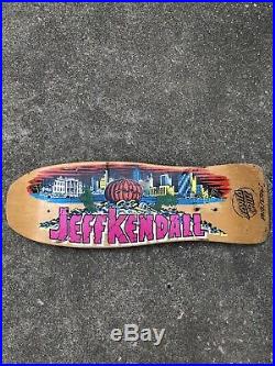 Santa Cruz Jeff kendall Pumpkin skateboard Old School Early Reissue Deck