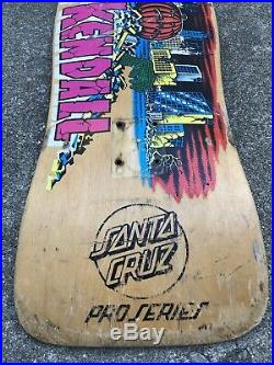 Santa Cruz Jeff kendall Pumpkin skateboard Old School Early Reissue Deck