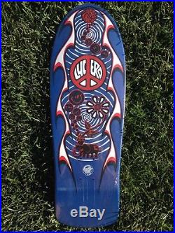 Santa Cruz John Lucero Street Thing NOS 1989 skateboard deck in shrink wrap
