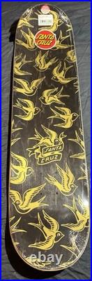 Santa Cruz Justin Sommer Deck 8.25 Bird Graphic Art Theme Skateboard