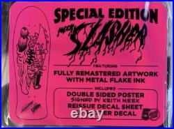 Santa Cruz Keith Meek Limited Slasher Reissue Skateboard Deck (with Signed Poster)