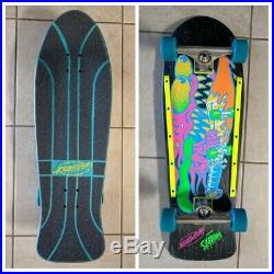Santa Cruz Keith Meek Neon Slasher Reissue Complete Skateboard