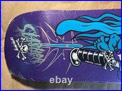 Santa Cruz Keith Meek Slasher Metallic Pin Stripe Reissue 9.23 Skateboard Deck