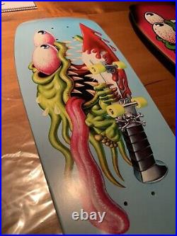 Santa Cruz Keith Meek Slasher Reissue Skateboard Deck Jim Phillips Art NOS. Nice