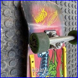 Santa Cruz Keith Meek Slasher Retro Reissue red Skateboard Complete Deck