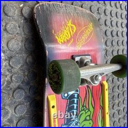 Santa Cruz Keith Meek Slasher Retro Reissue red Skateboard Complete Deck