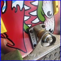 Santa Cruz Keith Meek Slasher Retro Reissue red Skateboard Complete Deck