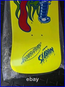 Santa Cruz Keith Meek Slasher Yellow Deck Skateboard