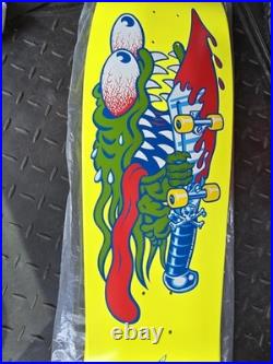 Santa Cruz Keith Meek Slasher Yellow Deck Skateboard