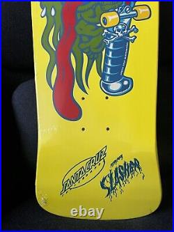 Santa Cruz Keith Meeks Slasher Yellow Dip Reissue Skateboard Deck