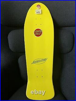 Santa Cruz Keith Meeks Slasher Yellow Dip Reissue Skateboard Deck