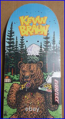 Santa Cruz Kevin Braun Great Outdoors Everslick Skateboard Deck Rare