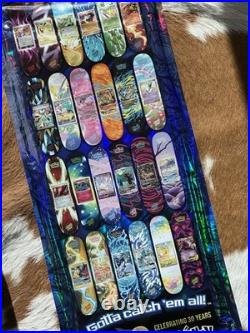 Santa Cruz Limited Edition Pokémon TCG Skateboard, Multicolor Wood Deck