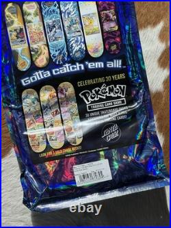 Santa Cruz Limited Edition Pokémon TCG Skateboard, Multicolor Wood Deck