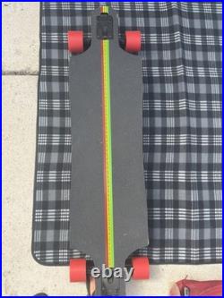 Santa Cruz Lion God Rasta Drop Thru Cruzer 40 Longboard Skateboard used A Few X