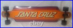Santa Cruz Longboard Skateboard Strip Inlay Spell Out Logo 10 x 40 Discontinued