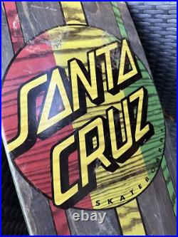Santa Cruz Mahaka Rasta Skateboard 9.9x43.5