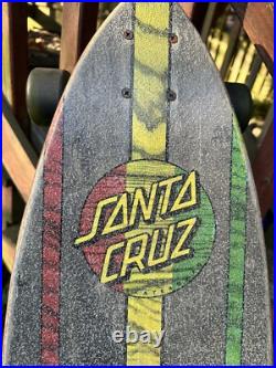 Santa Cruz Mahaka Rasta Skateboard 9.9x43.5