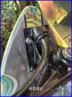 Santa Cruz Mahaka Rasta Skateboard 9.9x43.5