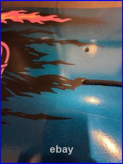 Santa Cruz Mars Attacks! Blue Sparkle Reaper Skateboard Deck 2018