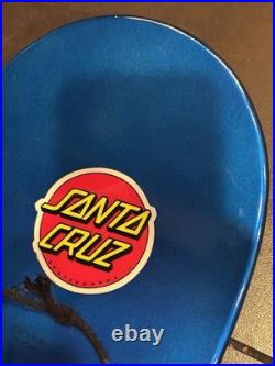 Santa Cruz Mars Attacks! Blue Sparkle Reaper Skateboard Deck 2018