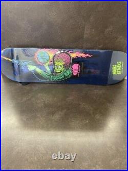 Santa Cruz Mars X Attacks Skateboard Deck Sparkle Reaper Rare Limited Sealed