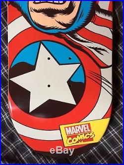 Santa Cruz Marvel Captain America Hand Skateboard Deck (8.26 x 31.7)