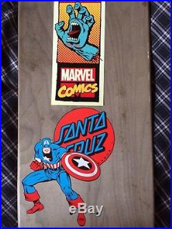 Santa Cruz Marvel Captain America Hand Skateboard Deck (8.26 x 31.7)