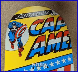 Santa Cruz Marvel Comics Captain America Skateboard Deck