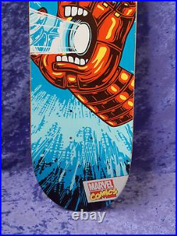 Santa Cruz Marvel Comics Iron Man Skateboard Deck Loose and Mint
