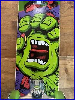 Santa Cruz Marvel Hulk Screaming Hand Skateboard