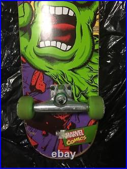 Santa Cruz Marvel Hulk Screaming Hand Skateboard