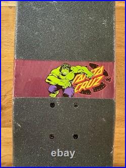 Santa Cruz Marvel Hulk Screaming Hand Skateboard