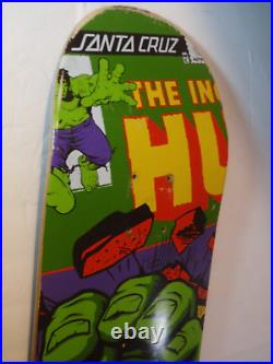 Santa Cruz Marvel Hulk Screaming Hand Skateboard Deck