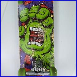 Santa Cruz Marvel Hulk Screaming Hand Skateboard Read Description