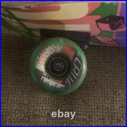 Santa Cruz Marvel Hulk Vintage Complete Skateboard Green Purple Multicolor Wood