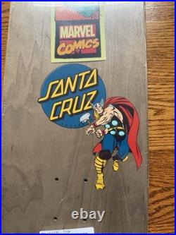 Santa Cruz Marvel Thor Screaming Hand Skateboard Deck Sealed