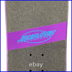 Santa Cruz Meek Pinstripe Slasher Purple 9.23 Cruiser Custom Complete Skateboard