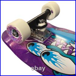 Santa Cruz Meek Pinstripe Slasher Purple 9.23 Cruiser Custom Complete Skateboard