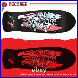 Santa Cruz Meek Slasher Decoder 10.1 Reissue Skateboard Deck