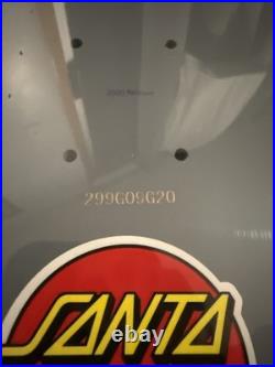 Santa Cruz Meek Slasher blacklight glow Skateboard Deck 10.1x31.13 BRAND NEW