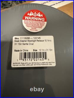 Santa Cruz Meek Slasher blacklight glow Skateboard Deck 10.1x31.13 BRAND NEW