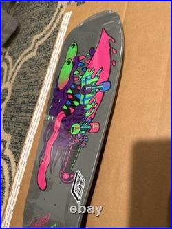 Santa Cruz Meek Slasher blacklight glow Skateboard Deck 10.1x31.13 BRAND NEW