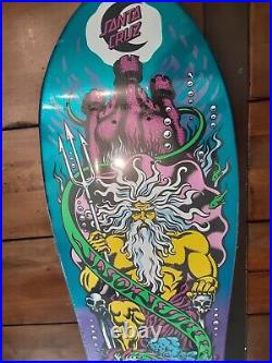 Santa Cruz Metallic Jason Jessee Neptune Skateboard Deck Reissue